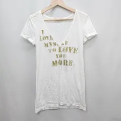 ◇ ⊂ Ruehl No.925 ルールナンバー925 文字デザイン 半袖 半袖Tシャツ サイズなし ホワイト系 レディース E  【1505130010312】