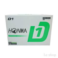 【新品】本間ゴルフ HONMA GOLF D1 ゴルフボール 1ダース 12個 BT2401 グリーン 2024年モデル