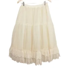 メロディバスケット　Cotton candyロングパニエ　新品タグ付き Cotton candyロングパニエ-Melody BasKet(メロディバスケット