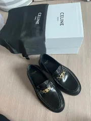 【新品未使用】CÉLINE ブラック バレエシューズ 36.5 スリッポン 新品未使用】CÉLINE ブラック バレエシューズ 36.5 スリッポン
