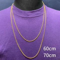 【60cm・70cm】喜平 メンズ ゴールド チェーンネックレス 2つセット