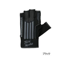 釣武者 ライングローブ ブラック LLサイズ