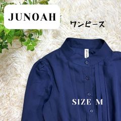 JUNOAH ジュノア ワンピース ネイビー M 美品