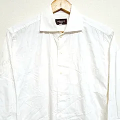 大きいサイズ(^w^)b ORIHICA オリヒカ 刺繍 デザインシャツ 長袖シャツ ペイズリー柄 白 ホワイト きれいめ おしゃれ ワイシャツ 紳士服 着回し 古着 総柄 ナチュラル 大人スタイル 重ね着 こなれ感 紳士 メンズ サイズLL