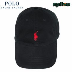 ポロ ラルフローレン キャップ ワンポイント刺繍 コットン  ブラック  POLO RALPH LAUREN  ポニー 帽子 ベースボールキャップ メンズ  レディース　ユニセックス
