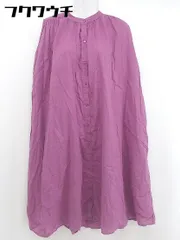 ◇ ◎ titivate ティティベイト フロントボタン ノースリーブ 膝下丈 ワンピース サイズ M パープル レディース  【中古】 【1106300009459】のサムネイル
