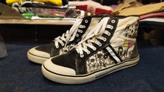 VANS ハイカット レディース キッズ イラスト