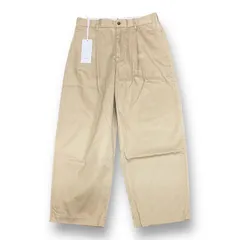 定価33000円 Graphpaper 23AW Suvin Chino Wide Tapered Trousers GM232-40070B イージー チノ トラウザー パンツ グラフペーパー 2  55633Aのサムネイル