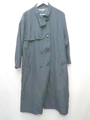 ◇ ⊇ ELENCARE DUE スタンドカラー　ダブルボタン 長袖 ロング　コート サイズF ネイビー レディース P  【1410230001514】のサムネイル