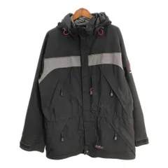 00年代 Eddie Bauer エディーバウアー EBTEK GORE-TEX マウンテンパーカー アウトドア ブラック (メンズ XL) 中古 古着 S4608