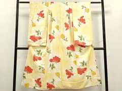 平和屋着物∵女の子　十三参り　子供　祝着　枝花文　暈し染め　金彩　逸品　CAAV9310ze