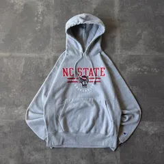 Champion プルオーバー リバースウィーブ カレッジロゴ M相当 灰 A62