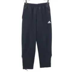 adidas アディダス ロングジャージパンツ 150 黒 キッズ 古着