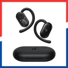 【在庫処分】/ / 最大36時間再生 IP55防塵防水規格/ マルチポイント接続】ブラック 5.4）【オープンイヤー型ワイヤレスイヤホン V20i（Bluetooth Soundcore Anker