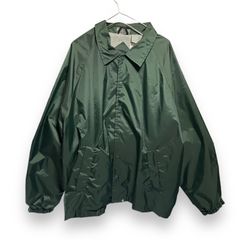 【USA古着】 athletech ナイロンコーチジャケット　グリーン
