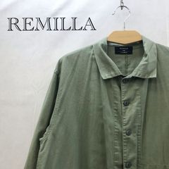 REMILA レミーラ シャツジャケット XL カーキ ジャケット 綿 リネン混 メンズ