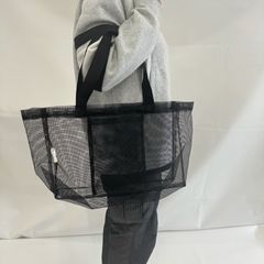 【子育て世帯の強い味方】水洗いOK サステナブルメッシュトートバッグ　KEIKO#002