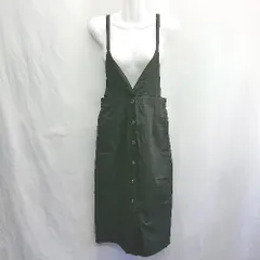 ◇ Θ E hyphen world gallery PEACE サロペットスカート ジャンパースカート サイズF ブラック レディース E  【1502180011856】のサムネイル