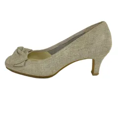 REGAL(リーガル) パンプス 22 レディース - アイボリー×シルバー