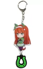 【中古】雑貨 サイレンススズカ ラバー蹄鉄付きアクリルキーホルダー 「ウマ娘 プリティーダービー」 C91グッズ