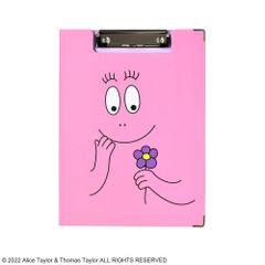 セントレディス バーバパパ クリップボード ピンク&パープル ST-ZBP0008 二つ折り バインダー