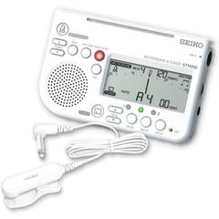 【新品】SEIKO STH200WHSP セイコー メトロノーム&チューナー2点セット スペシャルパック ホワイト ピックアップマイク チューナー　マイク