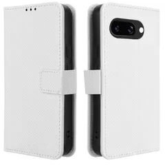 Google Pixel 9a ケース 手帳 チェック柄 手帳 ケース 【Color】ホワイト