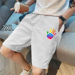 [3XL]メンズ  服  シンプル ファッション オシャレ 大人 かっこいい 大きいサイズ ストリート 紳士服 夏 ハイエンド 冷感 パンツ カジュアル ビーチ スポーツ ミッド 速乾