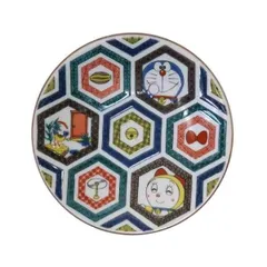 ドラえもん グッズ 小皿 九谷焼 時代画風 古久谷風/亀甲 キャラクター プレゼント 男の子 女の子 ギフト