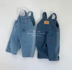 韓国子供服 GO.U デニムサロペット