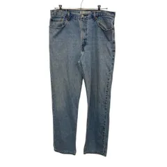 Levi's 550 デニムパンツ W38 ブルー リーバイス ジップアップ ビッグサイズ バギー テーパード ジーンズ 古着卸 アメリカ仕入 2506-1237