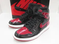 NIKE ナイキ 555088-063 AIR JORDAN 1 RETRO HIGH OG Patent Bred スニーカー　27㎝