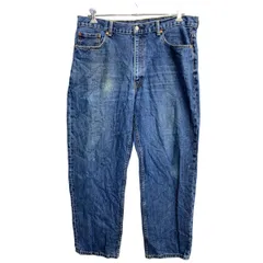 Levi's 550 デニムパンツ W40 リーバイス リラックスフィット ビッグサイズ インディゴ コットン 古着卸 アメリカ仕入 2405-271