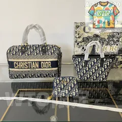 [本日特価] TOP New 高品質3点セット - Dior ブルーピローバッグ + バスケットバッグ + 財布 本日限定特別割引！ [本日特価|新品未使用品]-WT0輸入