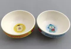 【中古】食器 21.ハンギョドン＆ポムポムプリン スモールボウルセット 青＆イエロー 「サンリオ当りくじ サンリオキャラクターズ当りくじ」