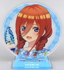 【中古】アクリルスタンド・アクリルパネル 中野三玖(アップ) 「映画 五等分の花嫁 描き下ろしイラスト フルーツワンピースver. トレーディングアクリルスタンド」
