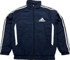 adidas ☆ アディダス スリーライン 中綿 ナイロンジャケット ブルゾン ネイビー M 秋冬 スポーツ トレーニング 万能 アウトドア ■L320