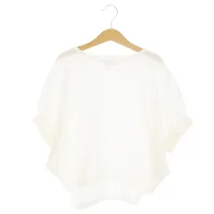 アーバンリサーチ ドアーズ URBAN RESEARCH DOORS カットソー ラウンドネック 半袖 ドルマン ゆったり コットン 女の子 ガールズ 120 白 ホワイト /AH1