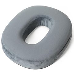 【Poco'ce掲載×助産師が推薦】 円座クッション ドーナツクッション 産後 痔 高反発 PREMIUMグレー(大きめ)