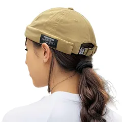 【人気商品】アウトドア ファション 紳士帽子 個性 セーラー帽 無地 春夏 ワッチキャップ 小顔効果 コットンキャップ 丸型 サグキャップ 洗った綿のキャップ メンズ フィッシャーマンキャップ ツバなし 夏 ロールキャップ [Croogo]