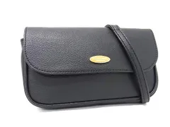 ■新品■未使用■ BLUE LABEL CRESTBRIDGE ブルーレーベル クレストブリッジ レザー クロスボディ ワンショルダー ブラック系 BK9618