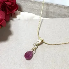 未使用品 k18 天然ルビー ネックレス K18 ルビー ネックレス｜ジェイ・ジェイ・アッシュの通販｜&mall