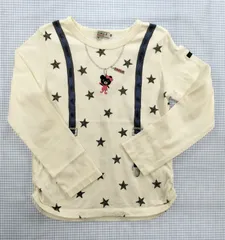 ミキハウスダブルビー MIKIHOUSE DOUBLE_B 長袖Tシャツ 130cm 子供服 中古