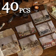 送料無料❤️海外輸入コラージュ素材40枚セット☺️初心者にオススメ✨おすそ分け