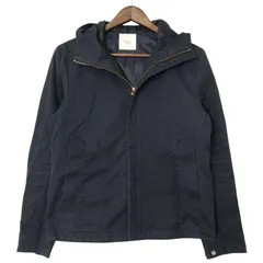 EDIFICE エディフィス 通年★ フーディー ジップ マウンテンパーカー Sz.S　メンズ ネイビー