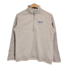 patagonia パタゴニア ベターセーター ハーフジップ フリースジャケット アウトドア ブラウン (レディース L) 中古 古着 R0274