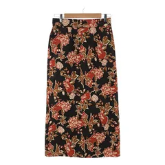 UNITED ARROWS / ユナイテッドアローズ | コットン フラワープリントスカート | 40 | ブラウン | レディース