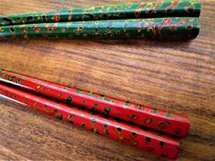 津軽塗　箸　一膳販売　青森県伝統工芸品　唐塗　職人技　3色5種類　贈り物　ギフト　プレゼント