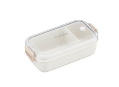 新品 アスベル 弁当箱 スマートロック 盛り付けやすい 抗菌 Cランタス SA500N ドーム型 1段 ホワイト