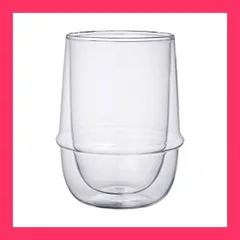 【スタッフおすすめ！】KINTO (キントー) KRONOS ダブルウォール アイスティーグラス 350ml 耐熱ガラス 電子レンジ・食洗機対応 ギフト プレゼント 23106のサムネイル